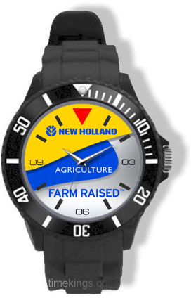 New Holland Tractor Logo - New Holland Tractors Logo Silicone Watch
