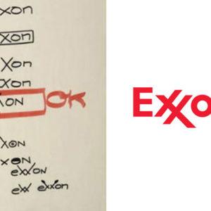 Exxon Logo - exxon-logo-sketch – Ebaqdesign™
