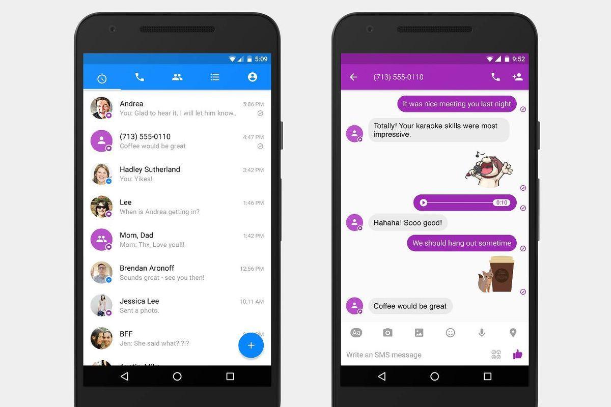 Text Message App Logo - Facebook Messenger for Android can now replace your text message app