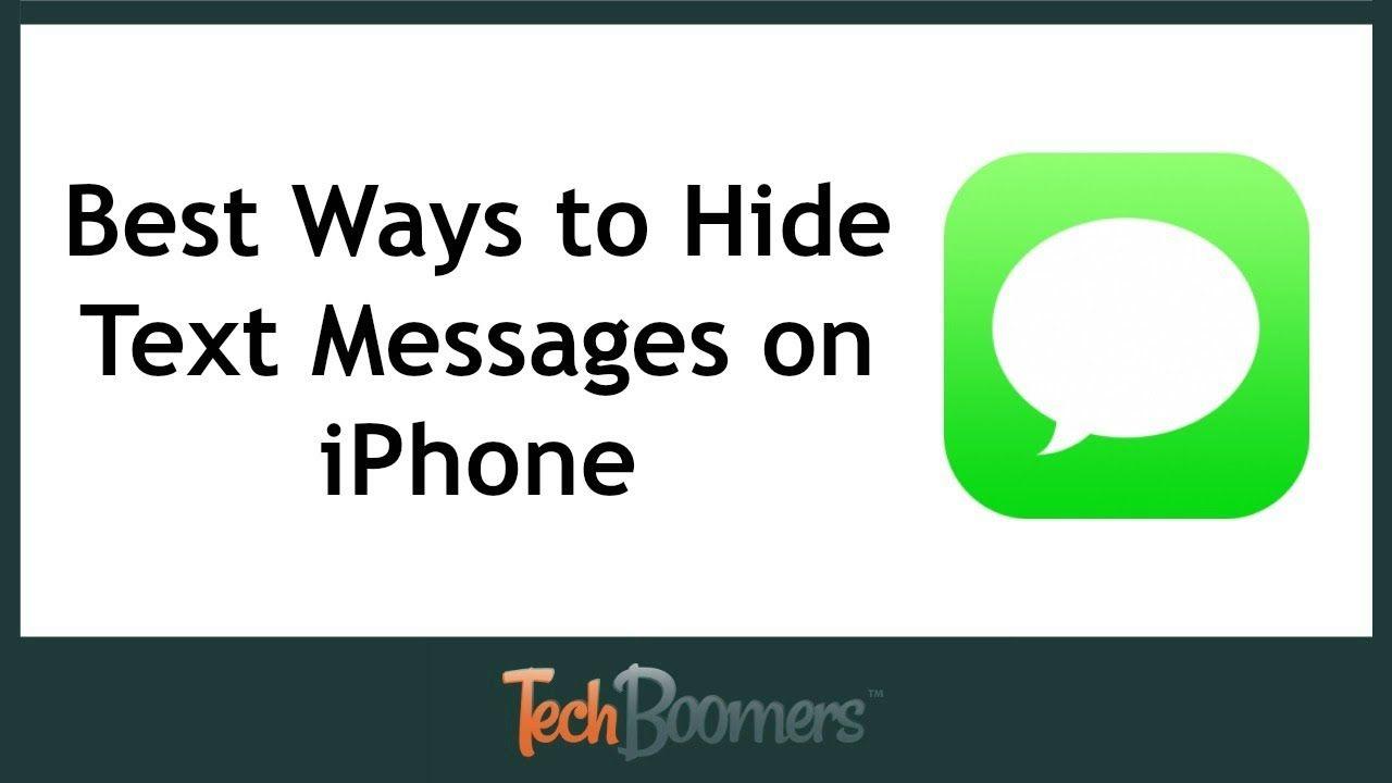 Text Message App Logo - Best Ways to Hide Text Messages on iPhone - YouTube