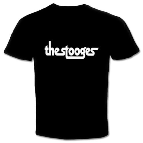 Humorous Logo - The Stooges Logo Black T Shirt Funny Unisex Casual Tee Gift Tee ...
