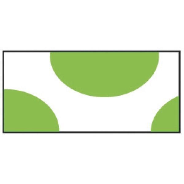 Green Half Circles Logo - Green Half Circles Wristband