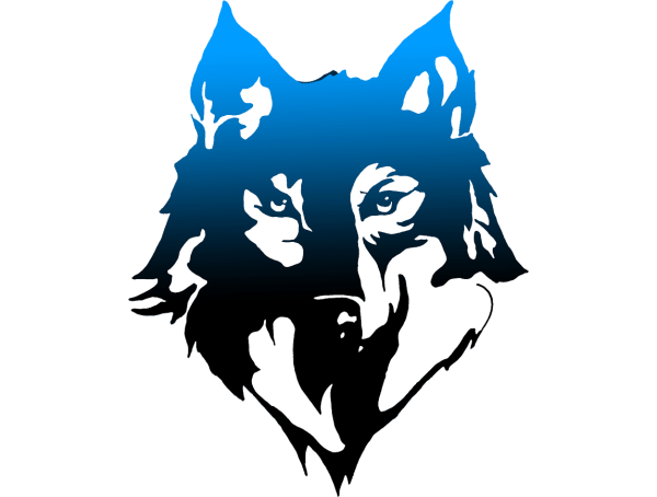 Black and Blue Wolf Logo - Need] Wolf Logo