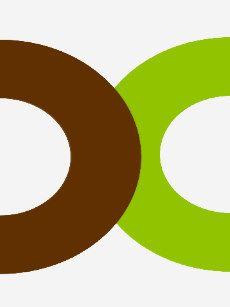 Green Half Circles Logo - Half Circle Clothing, Shoes & More