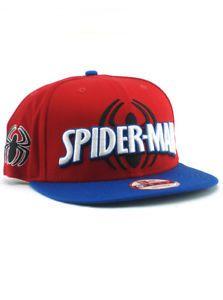 Man in a Red Hat Logo - New Era Spider Man Classic Logo 9fifty Snapback Hat Adjustable