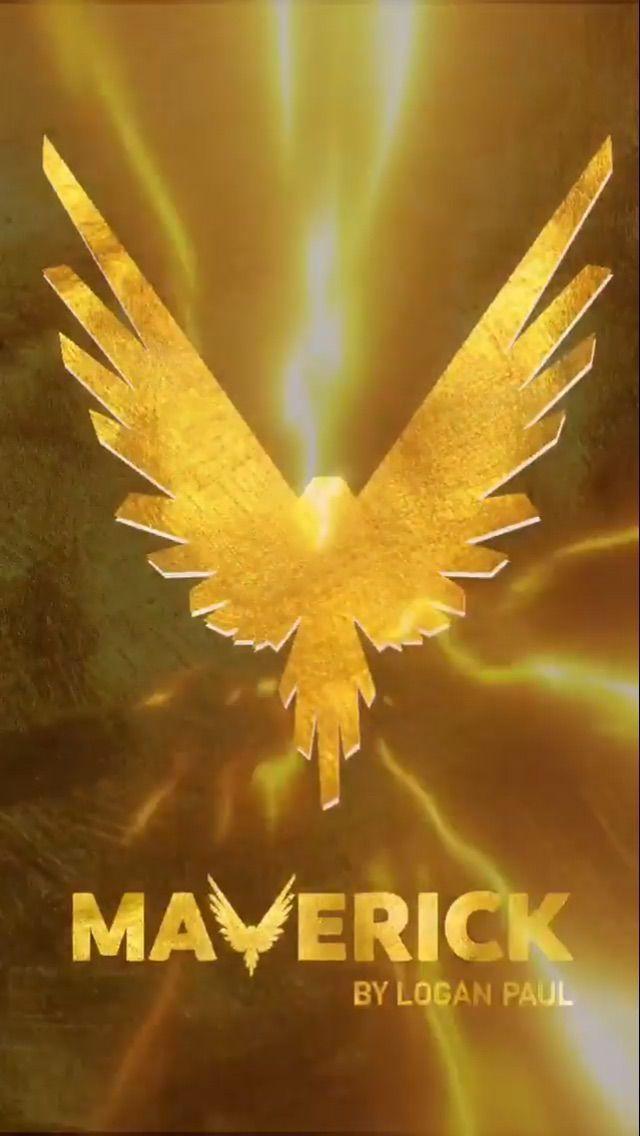 Gold Maverick Logo - Pin by Jordin Rawski on W A L L P A P E R | Logan paul, Logan, Logan ...