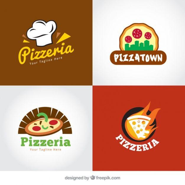 Pizza Restaurant Logo - Italian restaurant logos pack Vector | Free Download