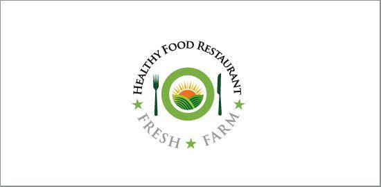 Healthy Foods Restaurant Logo - 20 Creative Restaurant Logos Examples - DoveThemes