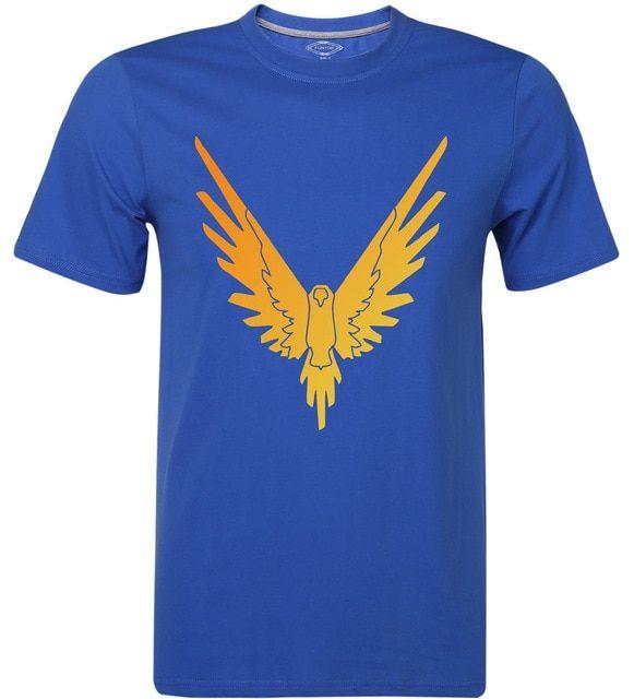 Gold Maverick Logo - Gold Maverick Bird Logo Logan Jake Paul T Shirt Crew Neck Tops Urban ...