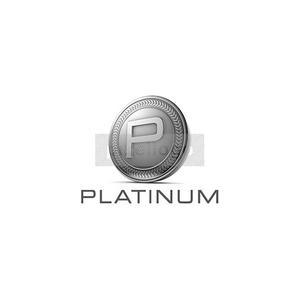Platinum P Logo - Platinum 3D Letter P Logo in PSD Format