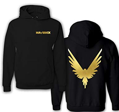 Gold Maverick Logo - Gold Maverick unisex hoodie at Amazon Men's Clothing store: