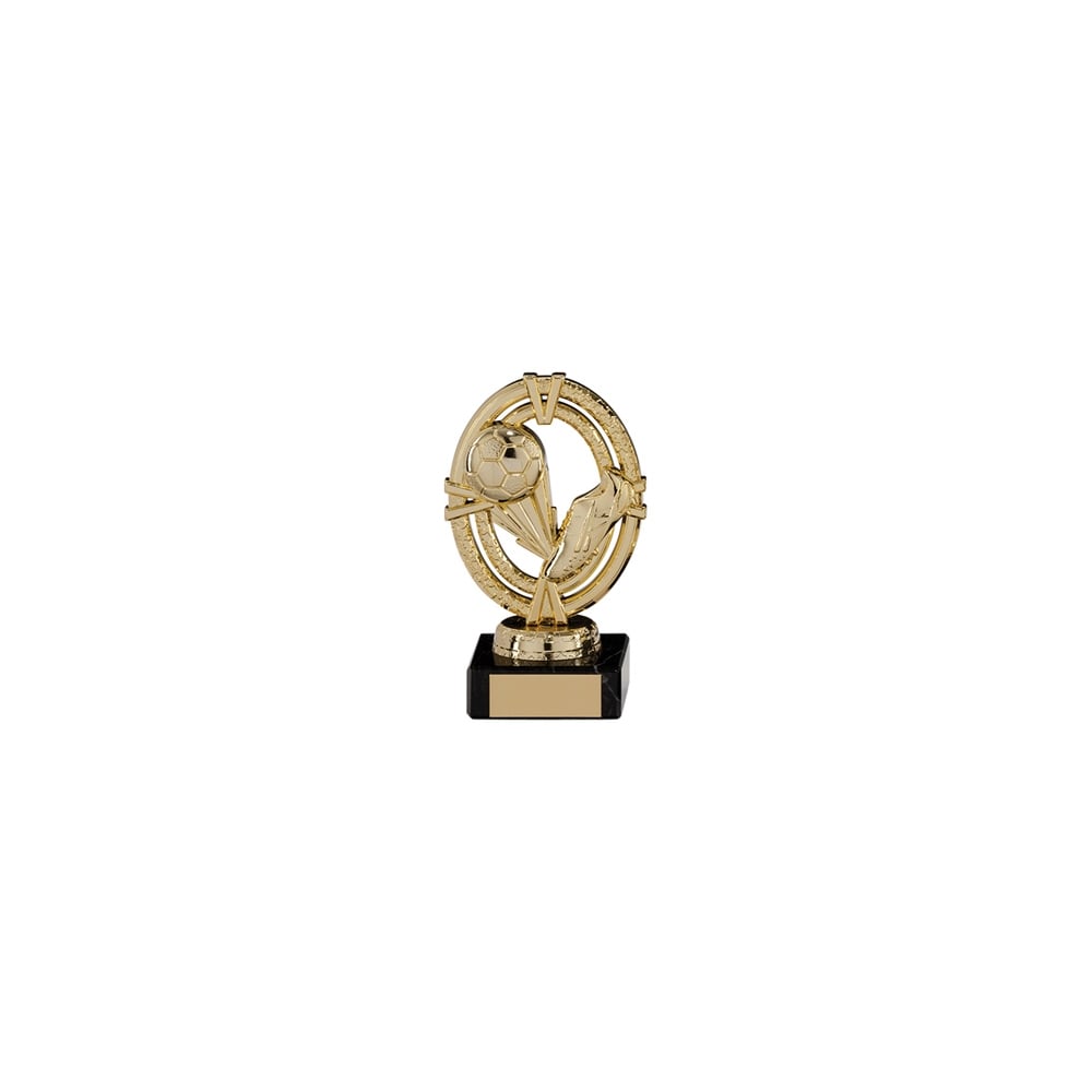 Gold Maverick Logo - Trophies and Awards Maverick Legend Block Football Boot Gold Trophy ...