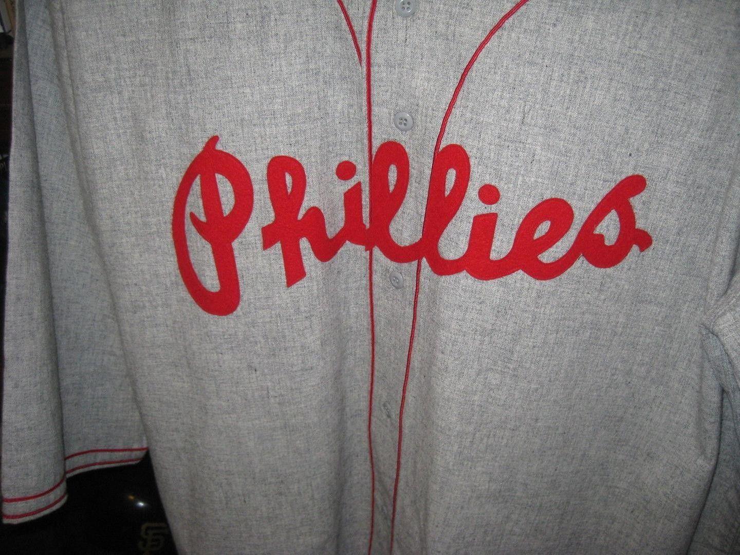 1933 Phillies Logo - New CHUCK KLEIN 1933 Philadelphia Phillies Jersey Size 60