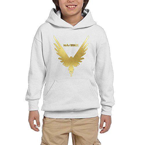 Gold Maverick Logo - Tisky Gold Maverick Logo Youth Sweatshirt Youth Hoodie Boys Sweater ...