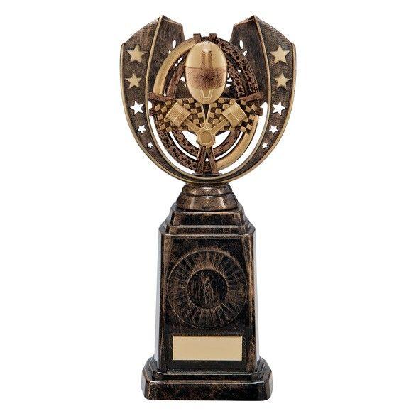 Gold Maverick Logo - Maverick Motorsport Frontier Award Antique Bronze & Gold 250mm