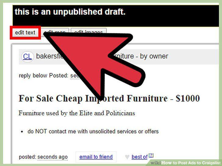 Official Craigslist Logo - How to Post Ads to Craigslist (with Sample Ads) - wikiHow