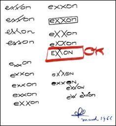 Exxon Logo - Raymond Loewy Logo Designs