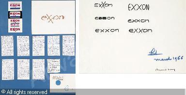 Exxon Logo - EXXON LOGO sold by Christie's, Los Angeles, on Wednesday, May 2001