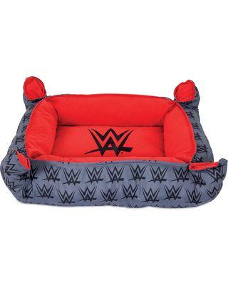 Small WWE Logo - WWE WWE Logo Pinched Cuddler Dog Bed in Grey, 19