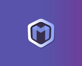 Purple Cube Logo - Media Cube Designed