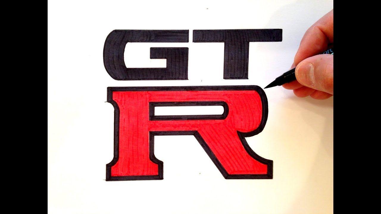 GTR Logo - How to Draw the Nissan GT-R Logo - YouTube