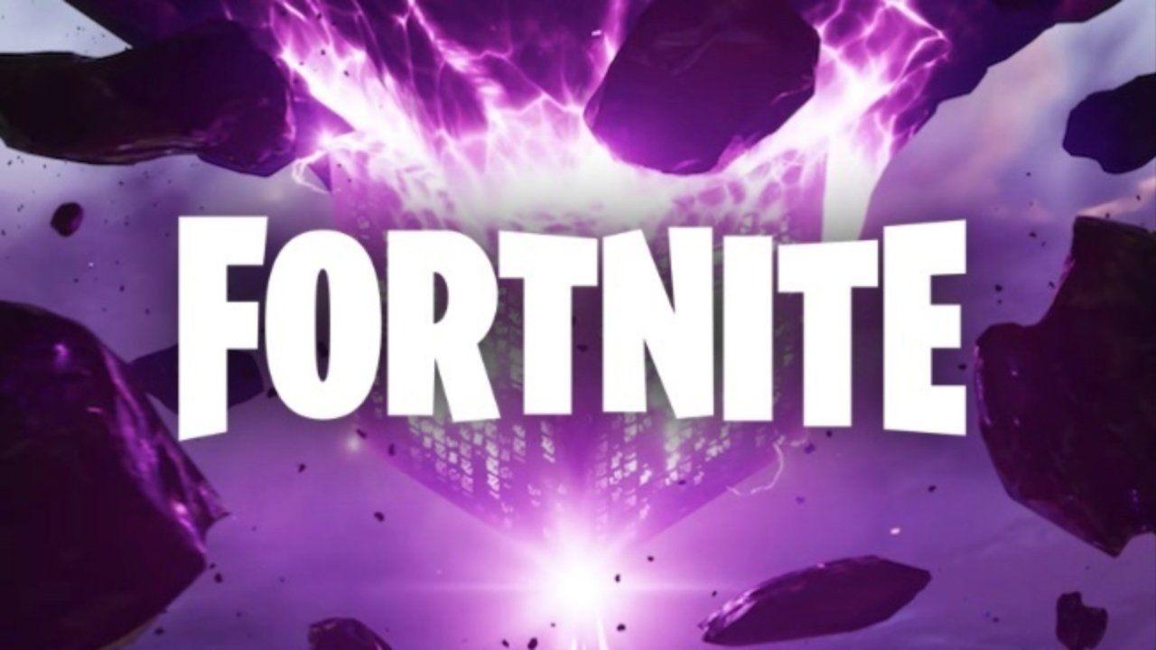 Purple Cube Logo - Fortnite' Cube Beginning To Crack Open