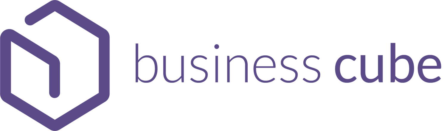 Purple Cube Logo - Business Cube