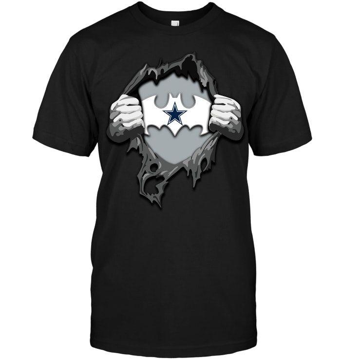 Tearing Logo - Dallas Cowboys Ripping Tearing Through Logo Batman T-Shirt - Buy T ...