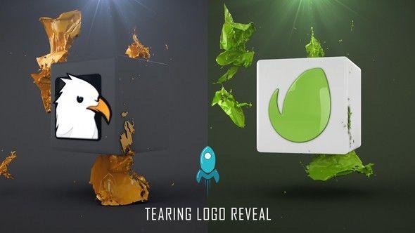 Tearing Logo - Tearing Logo Reveal | After Effects 3D Object Logo Stings | Logo ...