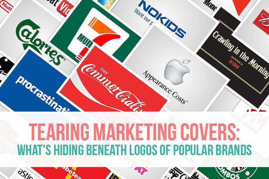 Tearing Logo - Tearing Marketing Covers: What's Hiding Beneath Logos of Popular ...