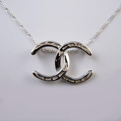 Two Horseshoe Logo - Chanel Horseshoe Necklace. Cowgirl jewelry. Jewelry, Jewelry