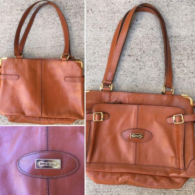 Two Horseshoe Logo - Vintage Leather Purse With Two Horseshoe Logo 70s Handbag (Etienne ...