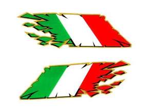 Tearing Logo - Italian Flag Tearing-exploding rip decals / stickers Ducati Aprilia MV ...