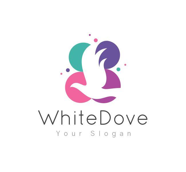 White Dove Logo - White Dove Logo & Business Card Template Design Love