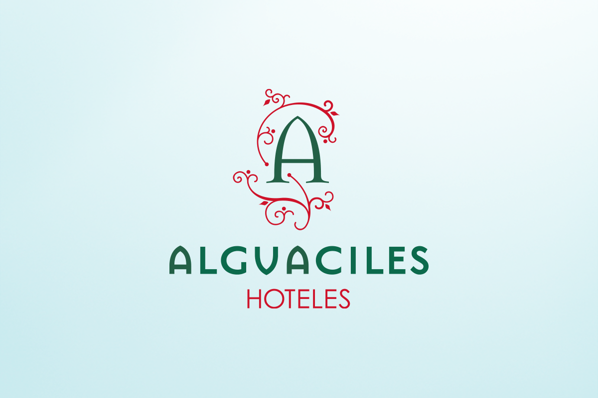 Two Horseshoe Logo - tea for two. Alguaciles Hotel logo brand new design