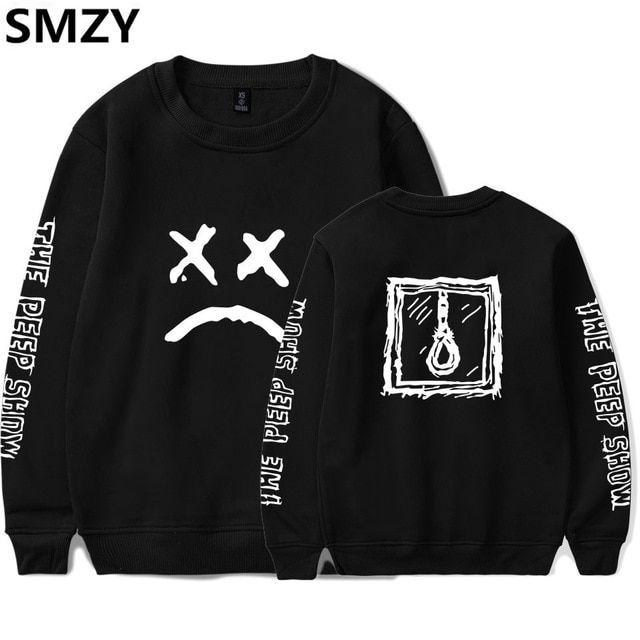 Famous Rap Group Logo - SMZY Lil Peep Capless Sweatshirts Men Hip Hop Famous Rap Singer Fans