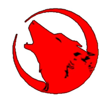 Red Wolf Logo - Red Wolf Logo - Roblox