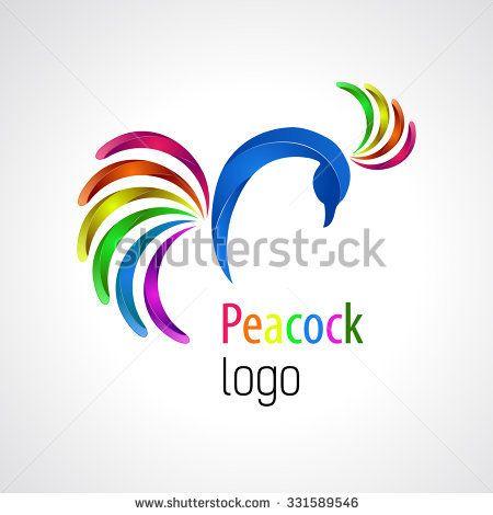 Rainbow Peacock Logo - Rainbow peacock Logos