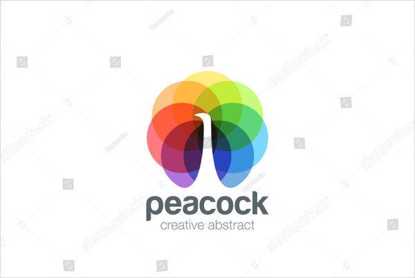Rainbow Peacock Logo - Peacock Logo Templates & Premium Download