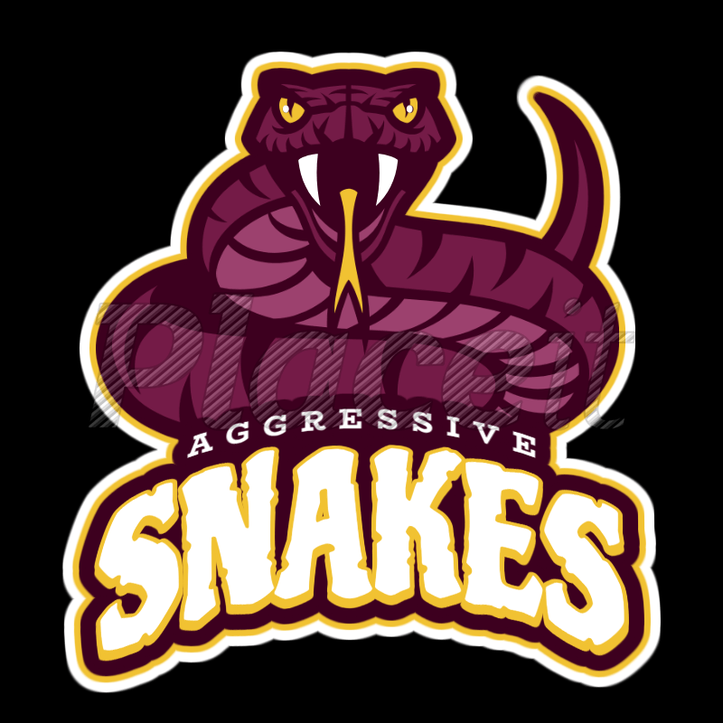 Snake Logo - Placeit - Sports Logo Maker with Snake Art
