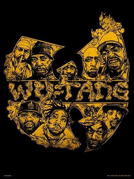 Famous Rap Group Logo - Wu Tang Poster Art Print By Mike Winnard (OTW0082): Amazon.co.uk