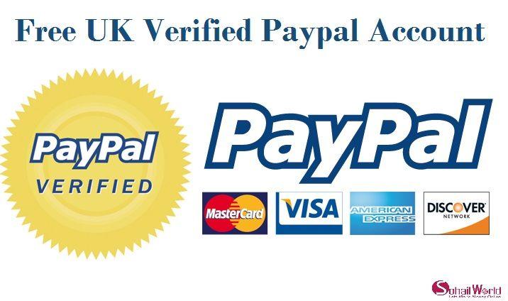 PayPal Verified Visa MasterCard Logo - Get free UK verified paypal account | Welcome To Sohail World