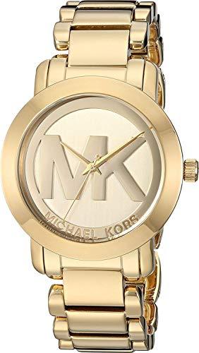 MK Gold Logo - Amazon.com: Michael Kors Women's MK3206 - MK Logo Gold One Size ...