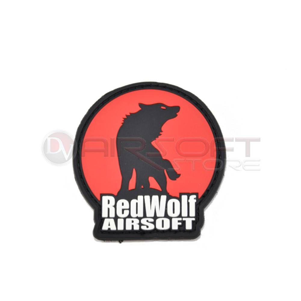 Red Wolf Logo - Redwolf Redwolf Logo Velcro PVC Patch - Red - Airsoft Store