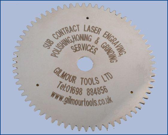Gilmour Tools Logo - Gilmour Tools Ltd | Services | Laser Engraving