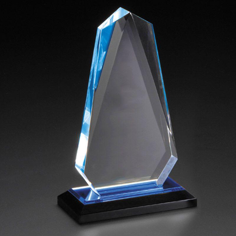 4 Blue Arrows Logo - 8-3/4 Inch Blue Arrow Head Acrylic Award