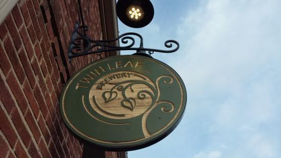 Twin Leaf Logo - This is the Place - Picture of Twin Leaf Brewery, Asheville ...