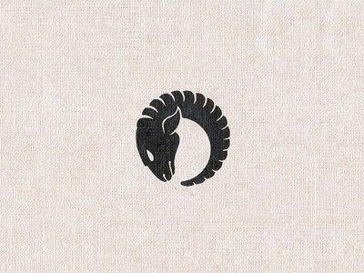 Ram Animal Logo - Best Graphic Design Typography Animal Sign image on Designspiration