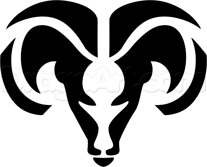 Ram Animal Logo - Step 7. How to Draw the Dodge Ram Logo