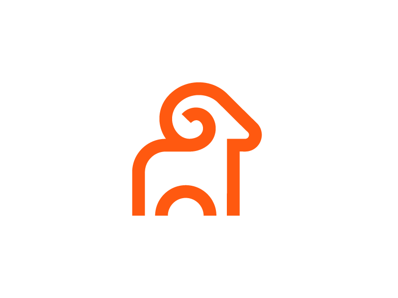 Ram Animal Logo - Ram / logo design by Deividas Bielskis | Dribbble | Dribbble